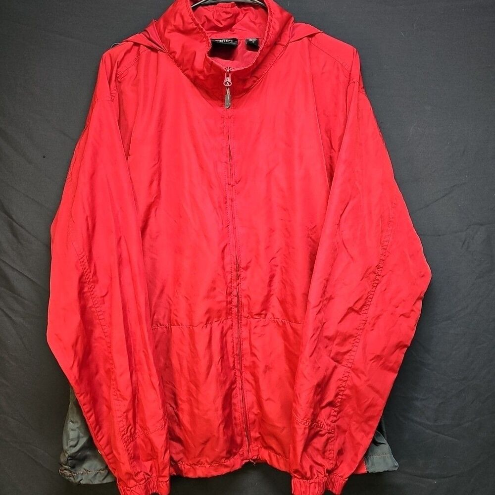 Large Stormtech Red Windbreaker Jacket Full Zip